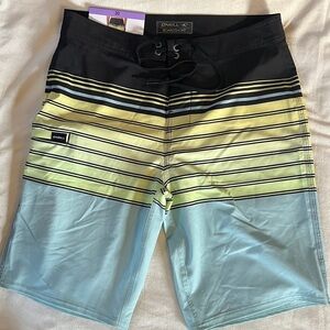 O'Neill Men's Striped Swim Shorts NWT